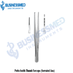 Potts Smith Thumb Forceps Serrated Jaw