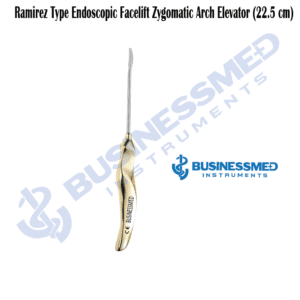 Ramirez Type Endoscopic Facelift Zygomatic Arch Elevator - Surgical Grade Stainless Steel - BusinessMed Instruments