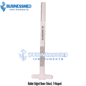 Rubin Edged Bone Chisel, T-Shaped - Surgical Grade Stainless Steel - BusinessMed Instruments