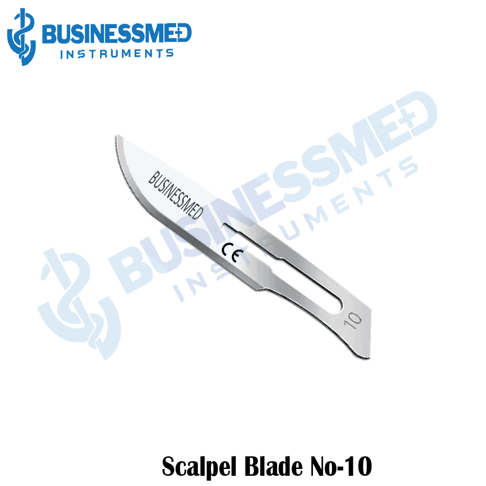 Scalpel Blade No 10 1 1 Scalpel Blade No-10 - Surgical Grade Stainless Steel - BusinessMed Instruments