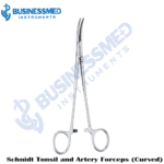 Schnidt Tonsil and Artery Forceps Curved 1