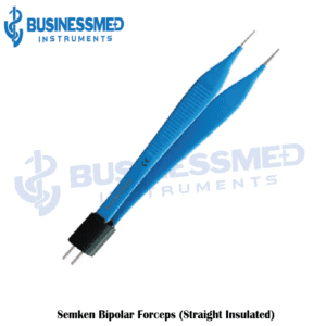 Semken Bipolar Forceps Straight Insulated 1