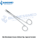 Slim Metzenbaum Scissors Delicate Tips Supercut Serrated