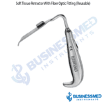 Soft Tissue Retractor With Fiber Optic Fitting Reusable 1