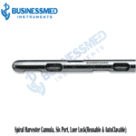 Spiral Harvester Cannula Six Port Luer LockReusable AutoClavable 1