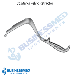 St. Marks Pelvic Retractor - Surgical Grade Stainless Steel - BusinessMed Instruments