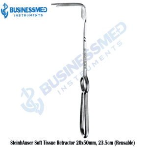 SteinhAuser Soft Tissue Retractor 20x50mm 23.5cm Reusable