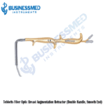 Tebbetts Fiber Optic Breast Augmentation Retractor Double Handle Smooth End
