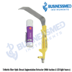 Tebbetts Fiber Optic Breast Augmentation Retractor With Suction LED light Source