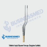 Tebbetts Septal Bayonet Forceps Tungsten Carbide