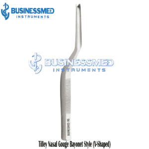 Tilley Nasal Gouge Bayonet Style - Surgical Grade Stainless Steel - BusinessMed Instruments