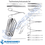 Tracheostomy Instruments Set - Surgical Grade Stainless Steel - BusinessMed Instruments