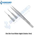 Ultra Fine Vessel Dilator Angled Stainless Steel