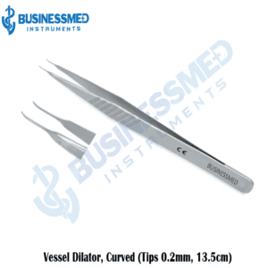Vessel Dilator Curved Tips 0.2mm 13.5cm 1