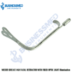 WIEDER BREAST AND FACIAL RETRACTOR WITH FIBER OPTIC LIGHT Illumination