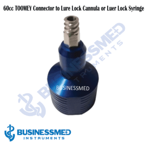TOOMEY Connector to Lure Lock Cannula or Syringe (60cc)
