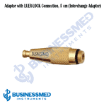 Adaptor with LUER LOCK Connection 5 cm Interchange Adapter