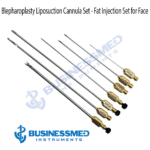 Blepharoplasty Liposuction Cannula Set Fat Injection Set for Face