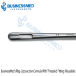 BusinessMeds Flap Liposuction Cannula With Threaded Fitting Reusable