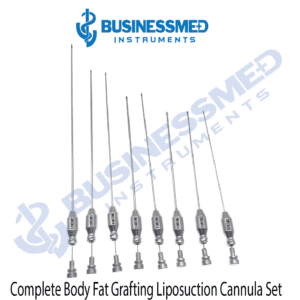 Complete Body Fat Grafting Liposuction Cannula Set