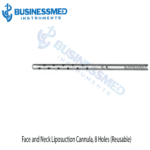 Face and Neck Liposuction Cannula 8 Holes Reusable