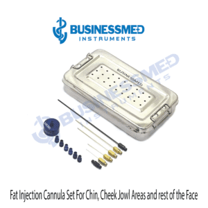 Fat Injection Cannula Set For Chin Cheek Jowl Areas and rest of the Face