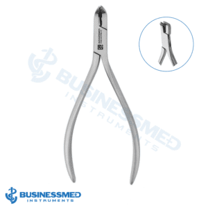 Flush Cut & Spring Hold Distal End Cutter, Mini - Surgical Grade Stainless Steel - BusinessMed Instruments