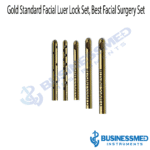 Gold Standard Facial Luer Lock Set Best Facial Surgery Set