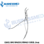 LEKSELL BONE RONGEUR STRONGLY CURVED 24cm