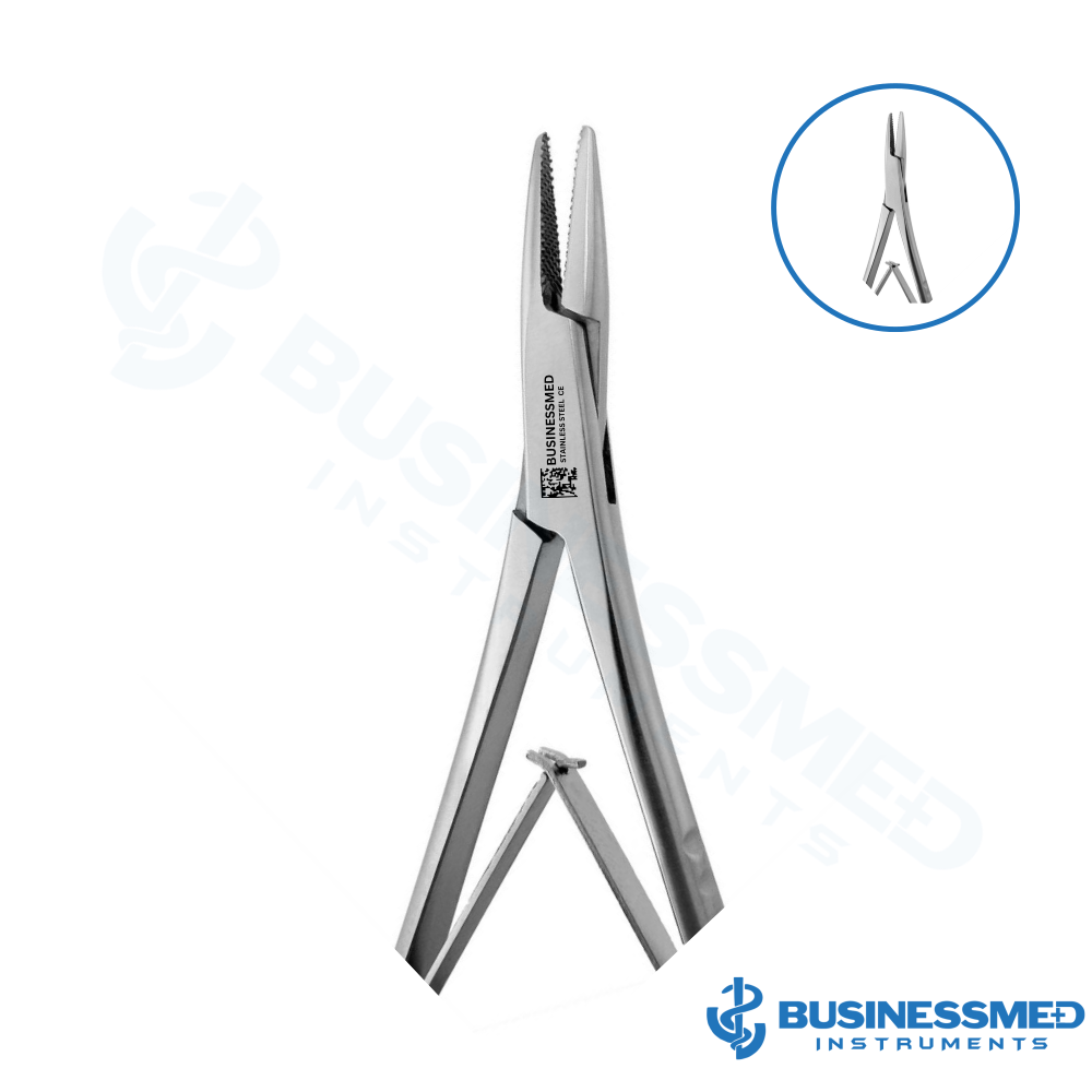 Narrow Elastic Placing Mathieu Pliers (Needle Holder) Narrow Elastic Placing Mathieu Pliers (Needle Holder)