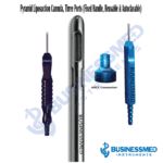 Pyramid Liposuction Cannula Three Ports Fixed Handle Reusable Autoclavable