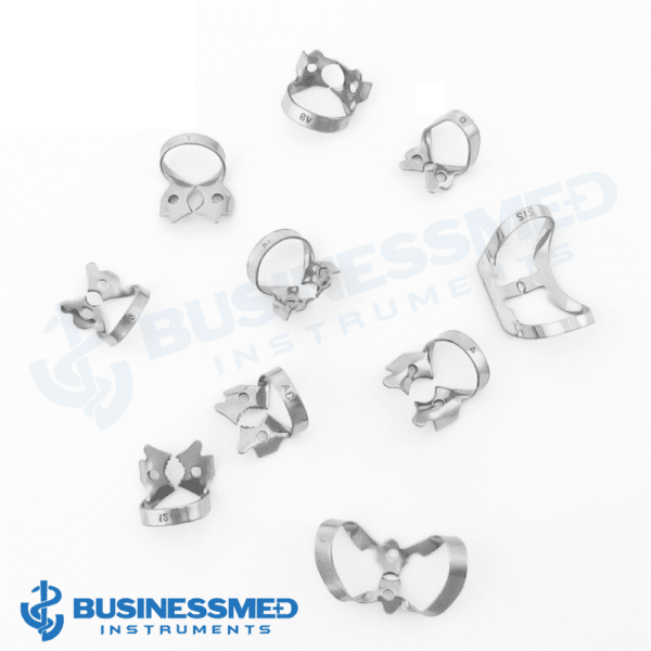Set of 10 Rubber Dam Clamps 2