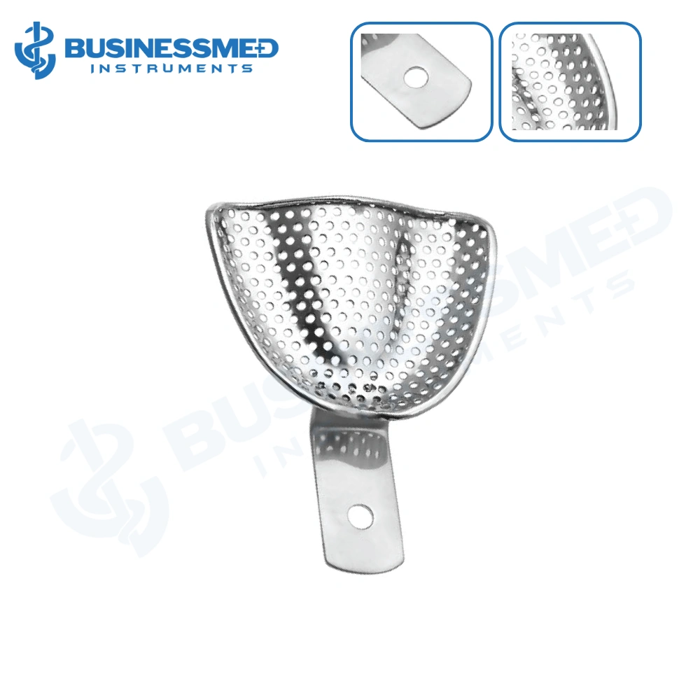 2 Large Impression Tray, Full Denture, Upper, Perforated 2 Large Impression Tray, Full Denture, Upper, Perforated