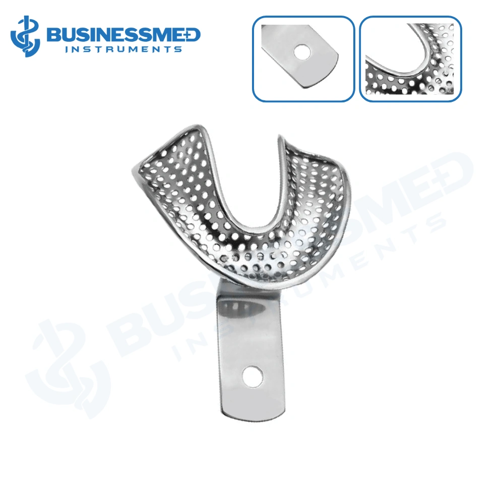 4 Small Impression Tray, Full Denture, Lower, Perforated 4 Small Impression Tray, Full Denture, Lower, Perforated