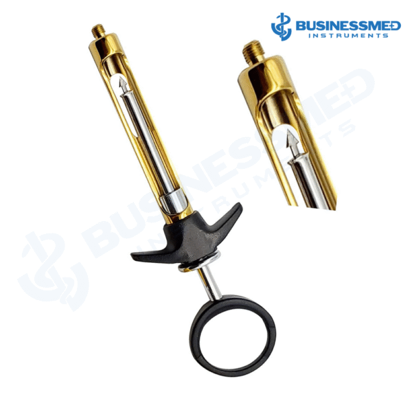 Hemolock Clip Dental Syringe Stainless Steel Medical Surgical Instrument 2